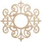 Ekena Millwork Dijon Wood Fretwork Pierced Ceiling Medallion, Alder, 30"OD x 9 3/4"ID x 1/4"T CMWP30X30X0250DIAL - alternate 1